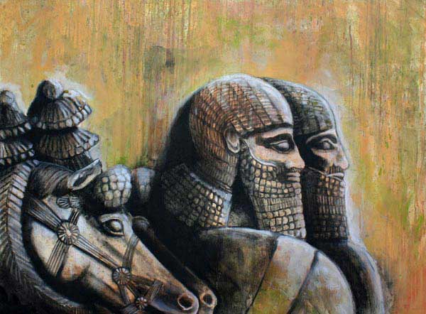 Jo Sheppard, Assyrian Warriors,   art for sale